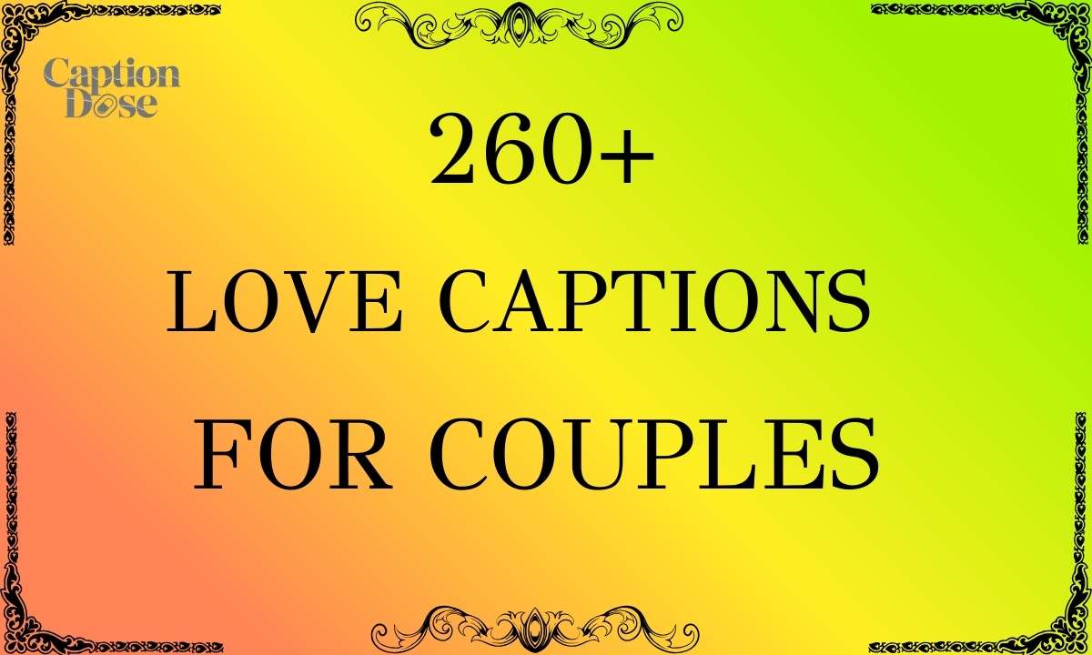 Love Captions For Couples