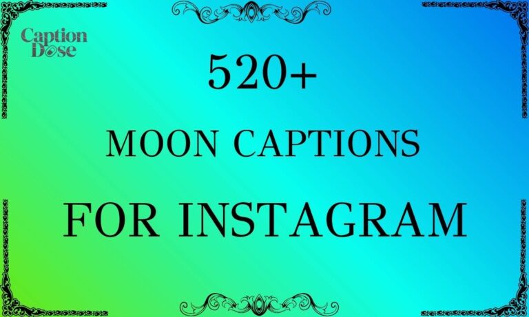 Moon Captions for Instagram