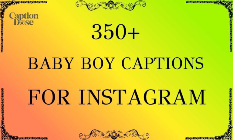 Baby Boy Captions for Instagram