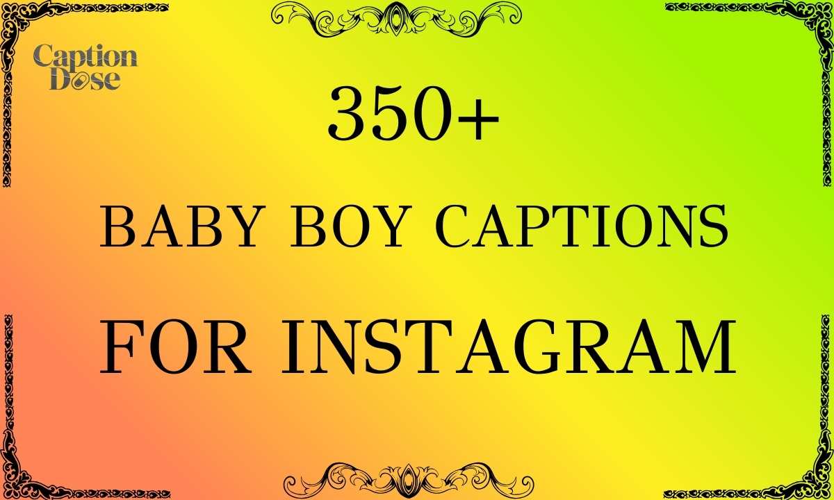 Baby Boy Captions for Instagram