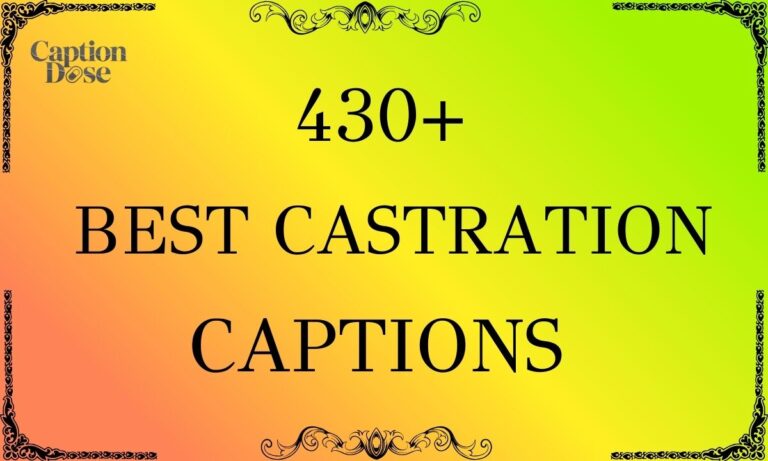Castration Captions