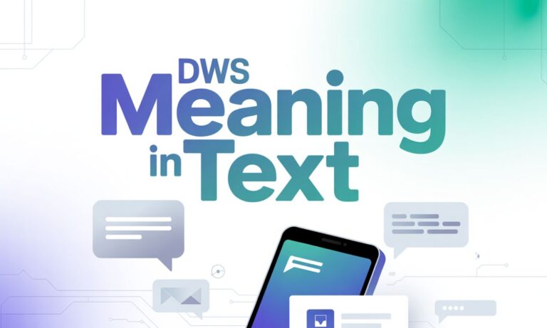 DWS Meaning In Text