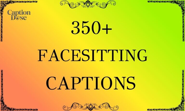 Facesitting Captions