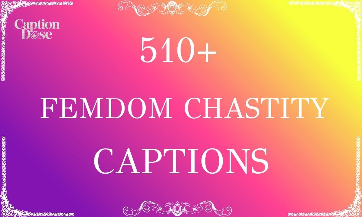 Femdom Chastity Captions