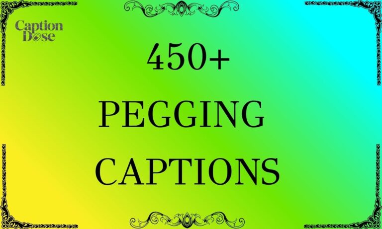 Pegging Captions