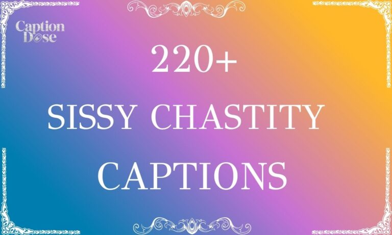 Sissy Chastity Captions
