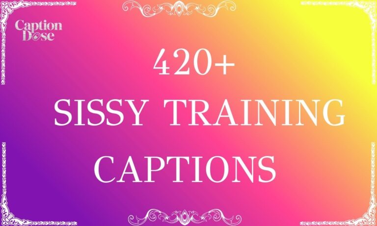 Sissy Training Captions