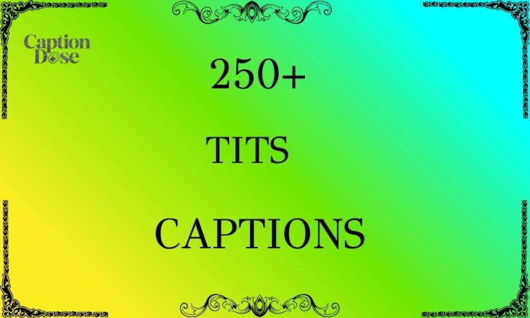 250+ Tits Captions
