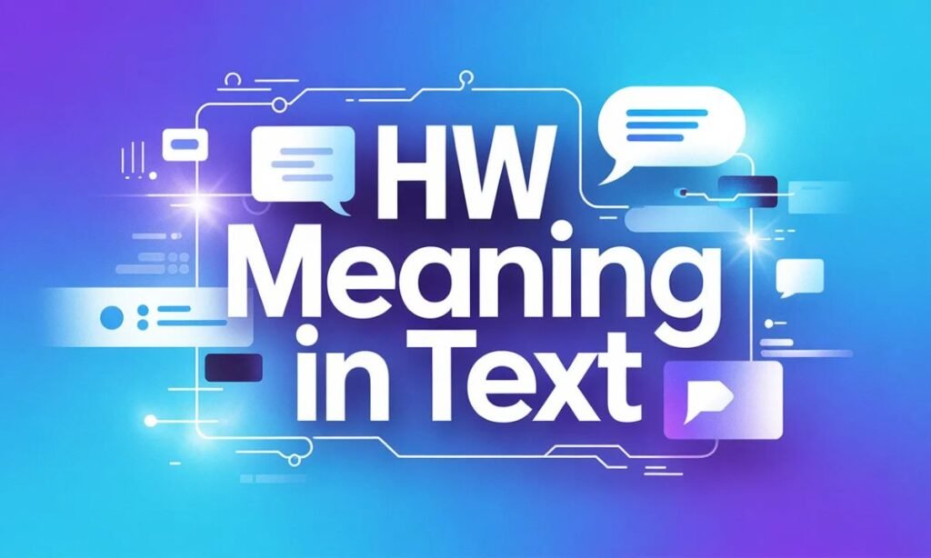 HW Meaning In Text: All Definitions, Tips & Usage Examples HW Meaning In Text