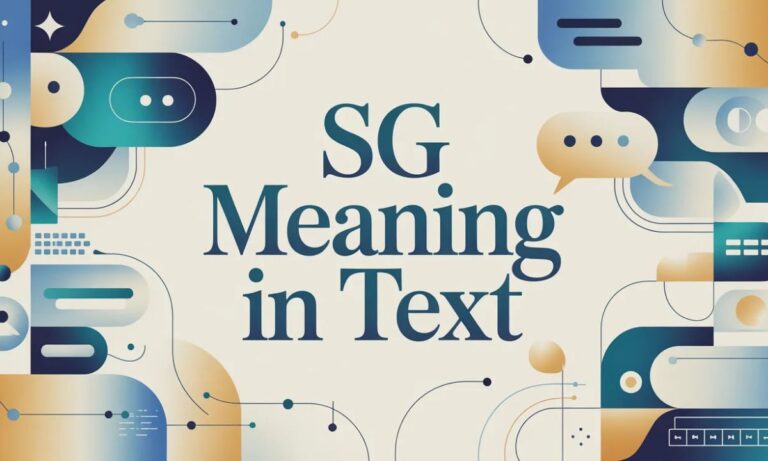 SG Meaning in Text