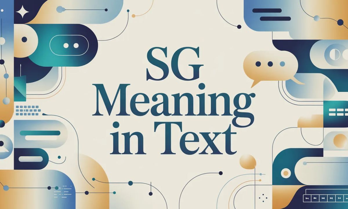 SG Meaning in Text