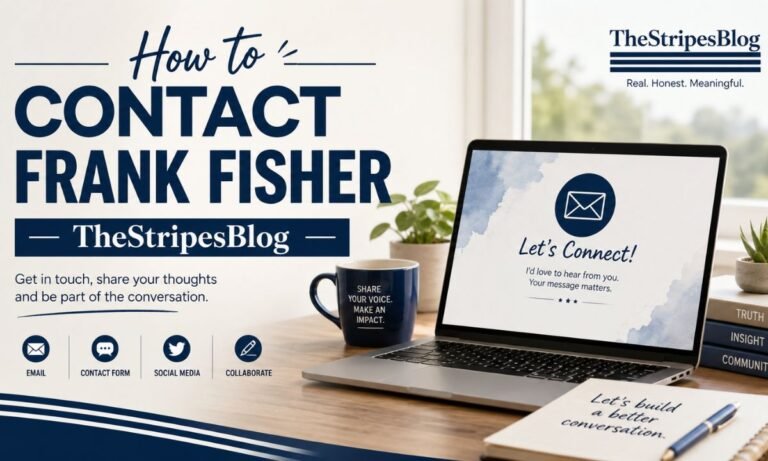 Contact Frank Fisher TheStripesBlog